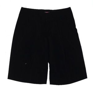 Alice and Olivia Black Bermuda Trouser Shorts